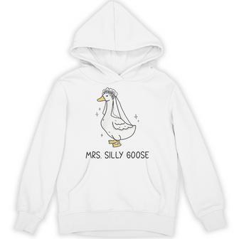 Bride To Be Wedding Silly Bride Goose Gettin' Loose Matching Hoodie - Thegiftio UK