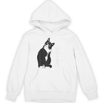 Cat The Fuck You Lookin At Hoodie - Thegiftio UK