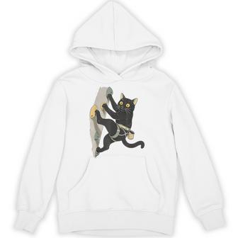 Cat Reaching Climb Hoodie - Thegiftio UK