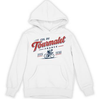 Col Du Tourmalet France Cycling Climb Hoodie - Thegiftio UK
