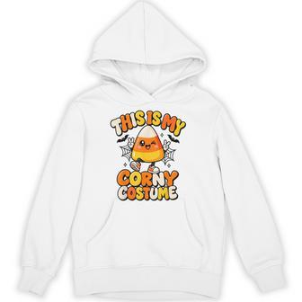 This Is My Corny Costume Candy Corn Halloween Hoodie - Thegiftio UK