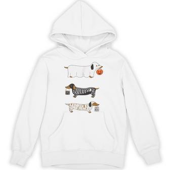 Dachshund Halloween Halloween Hot Dog Hoodie - Thegiftio UK