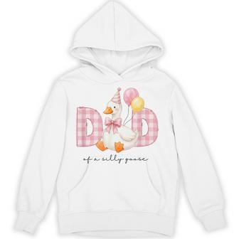 Dad Of The Silly Goose Birthday Matching Family Outfit Hoodie - Thegiftio UK