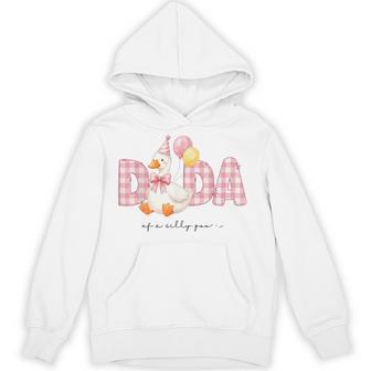 Dada Of The Silly Goose Birthday Matching Family Outfit Hoodie | Seseable UK