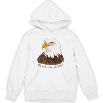 Fly High Jackie Big Bear Lake Bald Eagle Memorial 2 Side Hoodie - Thegiftio UK