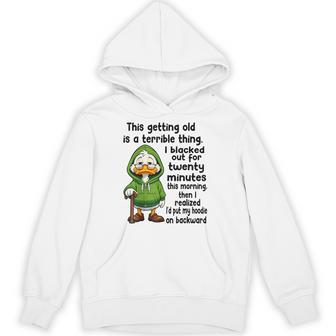 This Getting Old Is A Terrible Thing I Blacked Out For 20 Hoodie - Thegiftio UK