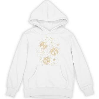 Grunge 2000S Ladybug Alt 90S Vintage Star Dots N Y2k Hoodie - Thegiftio UK