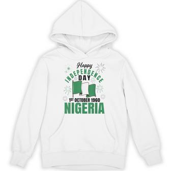 Happy Nigeria Independence Day Nigeria Nigerian Flag Hoodie - Thegiftio UK
