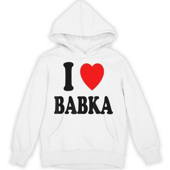 I Heart Love Babka Sweet Braided Bread Polish Dessert Hoodie - Thegiftio UK