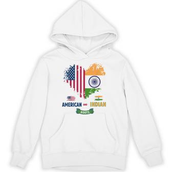 Indian American Roots Outfit Idea For Kids & India Flag Hoodie - Thegiftio UK