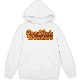 Kickball Team One Kick Wonders Retro 70'S Performance Hoodie - Thegiftio UK