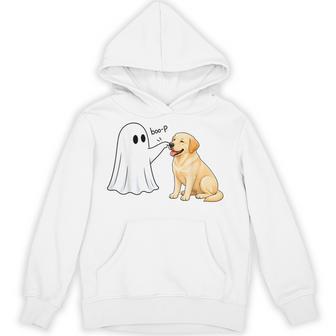 Labrador Retriever Boo P Ghost Boop Halloween Dog Lover Hoodie - Thegiftio UK