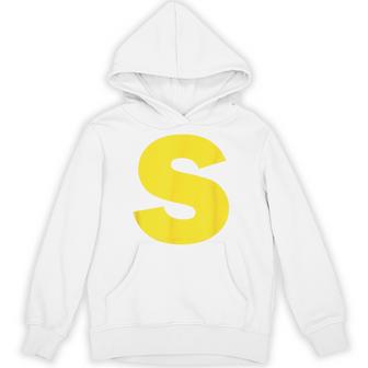 Letter S Yellow Halloween Costume Fancy Dress Christmas Party Hoodie - Thegiftio UK