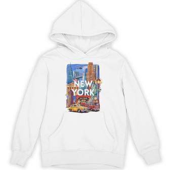 I Love New York Nyc Manhattan Vacation Trip Hoodie - Thegiftio UK