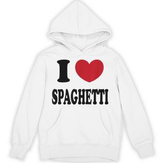 I Love Spaghetti Hoodie - Thegiftio UK