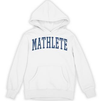 Mathlete Math Classic College Grey Hoodie - Thegiftio UK