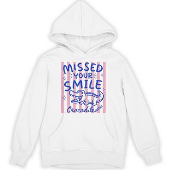 Missed Your Smile Crocodile Back To School Hoodie - Thegiftio UK