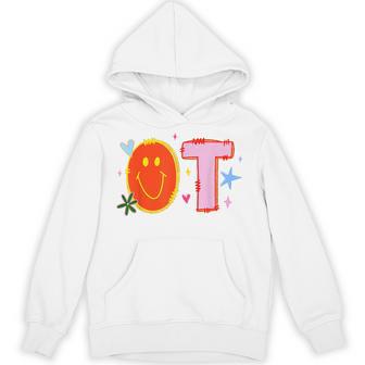 Occupational Therapy Pediatric Therapist Ot Month Cute Ota Hoodie - Thegiftio UK