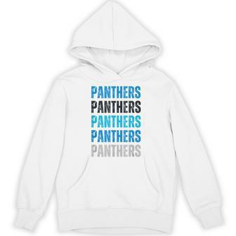 Panthers Lover Black Blue Hoodie - Thegiftio UK