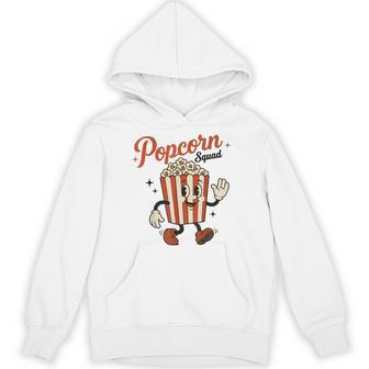 Popcorn Squad Cartoon Cinema Movie Popcorn Hoodie - Thegiftio UK