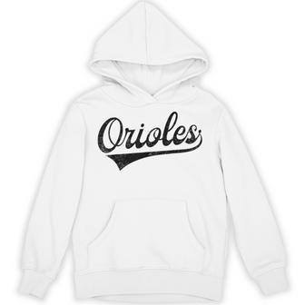 Retro Oriole Vintage Hoodie - Thegiftio UK