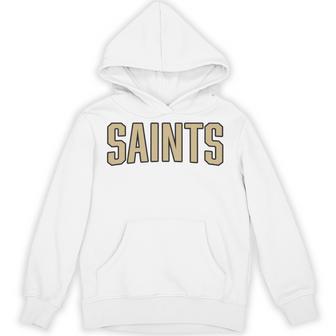 Saints Bold Comfort Colors Crop Top Hoodie - Thegiftio UK
