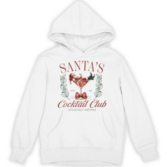 Santa's Cocktail Club Christmas Hoodie - Thegiftio UK