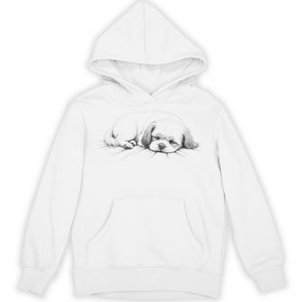 Shih Tzu Dog Sleeping Idea Hoodie - Thegiftio UK