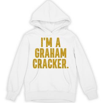 Smores Halloween Costume I'm A Graham Cracker Instant Lazy Halloween Costume Party Hoodie - Thegiftio UK