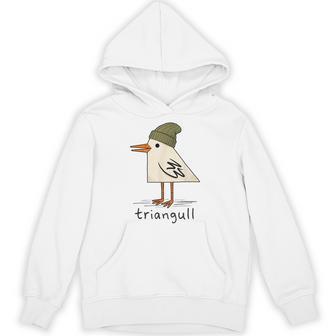 Triangull Triangle Seagull Bird Pun Beach Hoodie - Thegiftio UK