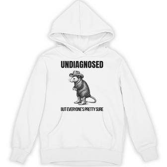 Undiagnosed But Everyone's Pretty Sure Opossum Hoodie - Thegiftio UK