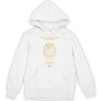 Venezuela Passport Emblem Hoodie - Thegiftio UK