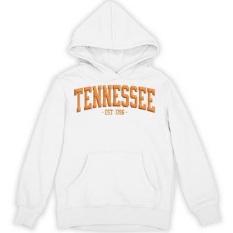 Vintage Tennessee Est 1796 Vintage State Hoodie - Thegiftio UK