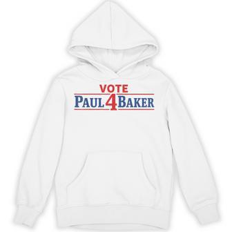 Vote Paul For Baker Campaign Graphic Hoodie - Thegiftio UK