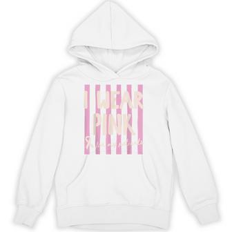 I Wear Pink For My Patients Breast Cancer Awareness Ribbon Hoodie - Thegiftio UK