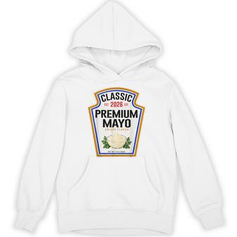 White Mayonnaise Halloween Costume Couples Hoodie - Thegiftio UK