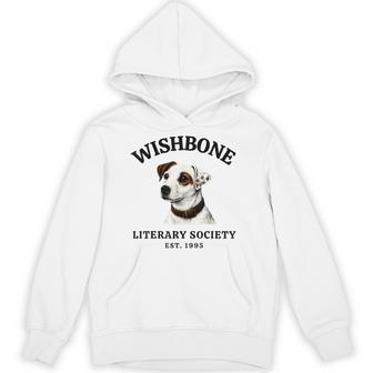Wishbone Literary Society Vintage Book Dog Club Hoodie - Thegiftio UK