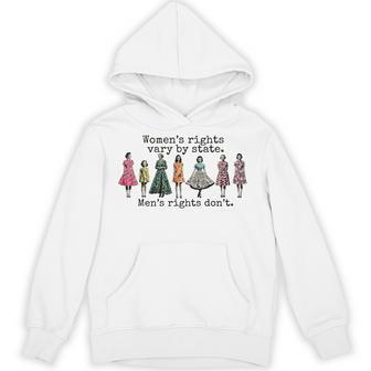 Women's Rights Vary By State Men's Rights Don't Hoodie - Thegiftio UK