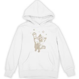 Y2k Cat Jumping Stars 90S 2000S Grunge Silly Vintage Graphic Hoodie - Monsterry