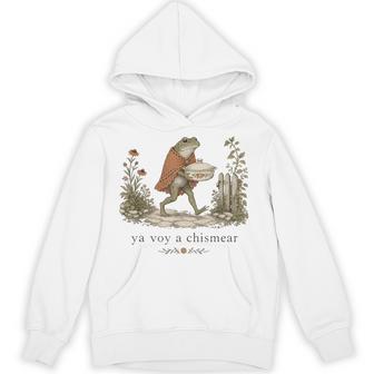 Ya Voy A Chismear Frog Hoodie - Thegiftio UK