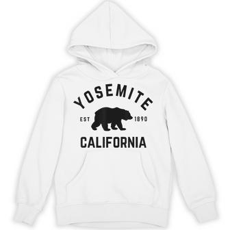 Yosemite National Park California Usa Outdoor Yosemite National Park -Adults Kids Green Short Sleeve Cotton 100 Nature Themed Small Hoodie - Thegiftio UK