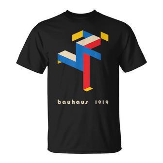 100 Ans De L'école De Bauhaus Bauhaus Affiche 1919 T-Shirt - Cadeauxyz