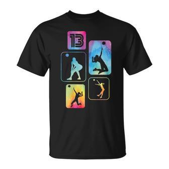 13 Cumpleaños Niña Jugador Deoleibololeibol 13 Años Camiseta unisex - Regaloses