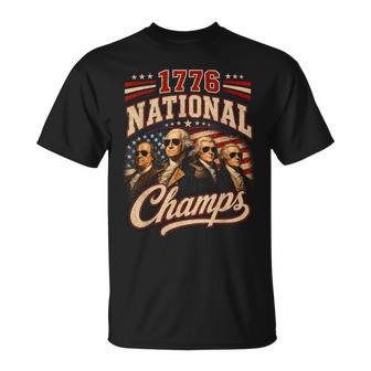 1776 National Champs Presidents Usa American 4Th Of July T-Shirt - Monsterry