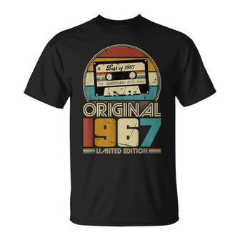 1967 Jahrgang Geburtstag Retrointage Herren Damen Geschenk T-Shirt - Geschenkecke
