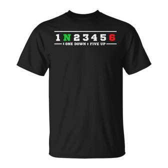 1N23456 Palanca De Cambio Para Motocicleta Camiseta unisex - Regaloses