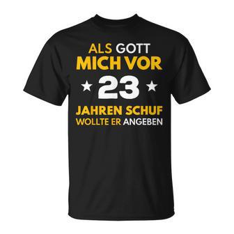 23 Geburtstag Mann Frau 23 Jahre 2003 Deko Lustig Geschenk T-Shirt - Geschenkecke