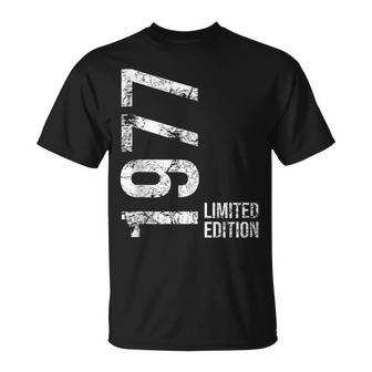 49 Cumpleaños Hombre 49 Años 1977 Regalo De Cumpleaños In Mangas Camiseta unisex - Regaloses