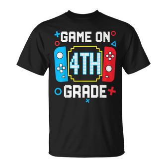 4Th Grade For Boys Back To School First Day Of Fourth Grade T-Shirt - Thegiftio UK