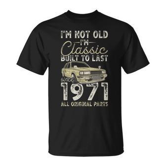 55 Cumpleaños Desde 1971 Coche Clásico 55 Años Camiseta unisex - Regaloses